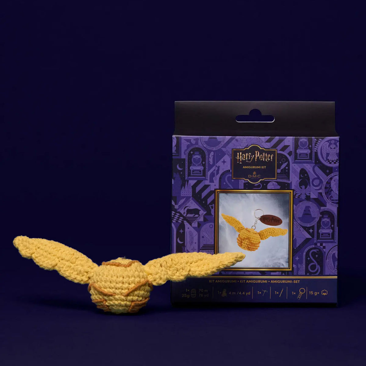 Kit Amigurumi Portachiavi Boccino d’Oro – Harry Potter™ DMC