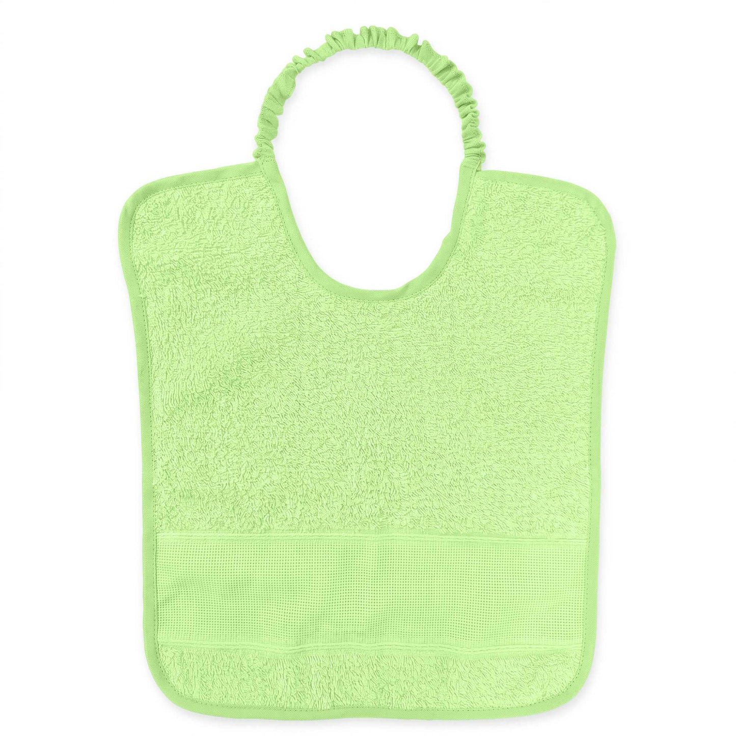 Bavaglino Asilo in Spugna con Elastico Personalizzabile con Nome Ricamato 32x26cm