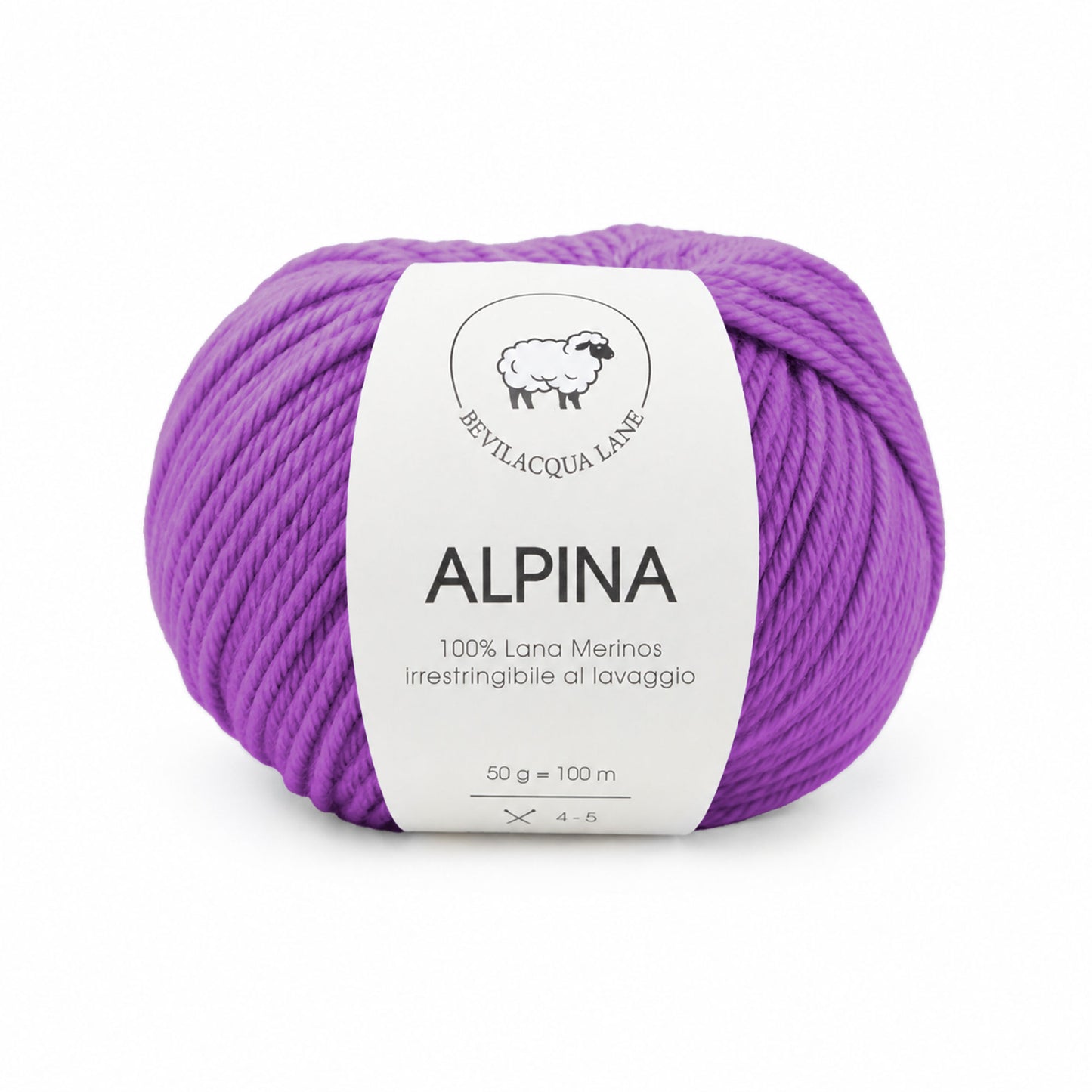 Alpina Bevilacqua Lane | Filato 100% Lana Merino Irrestringibile 50 g