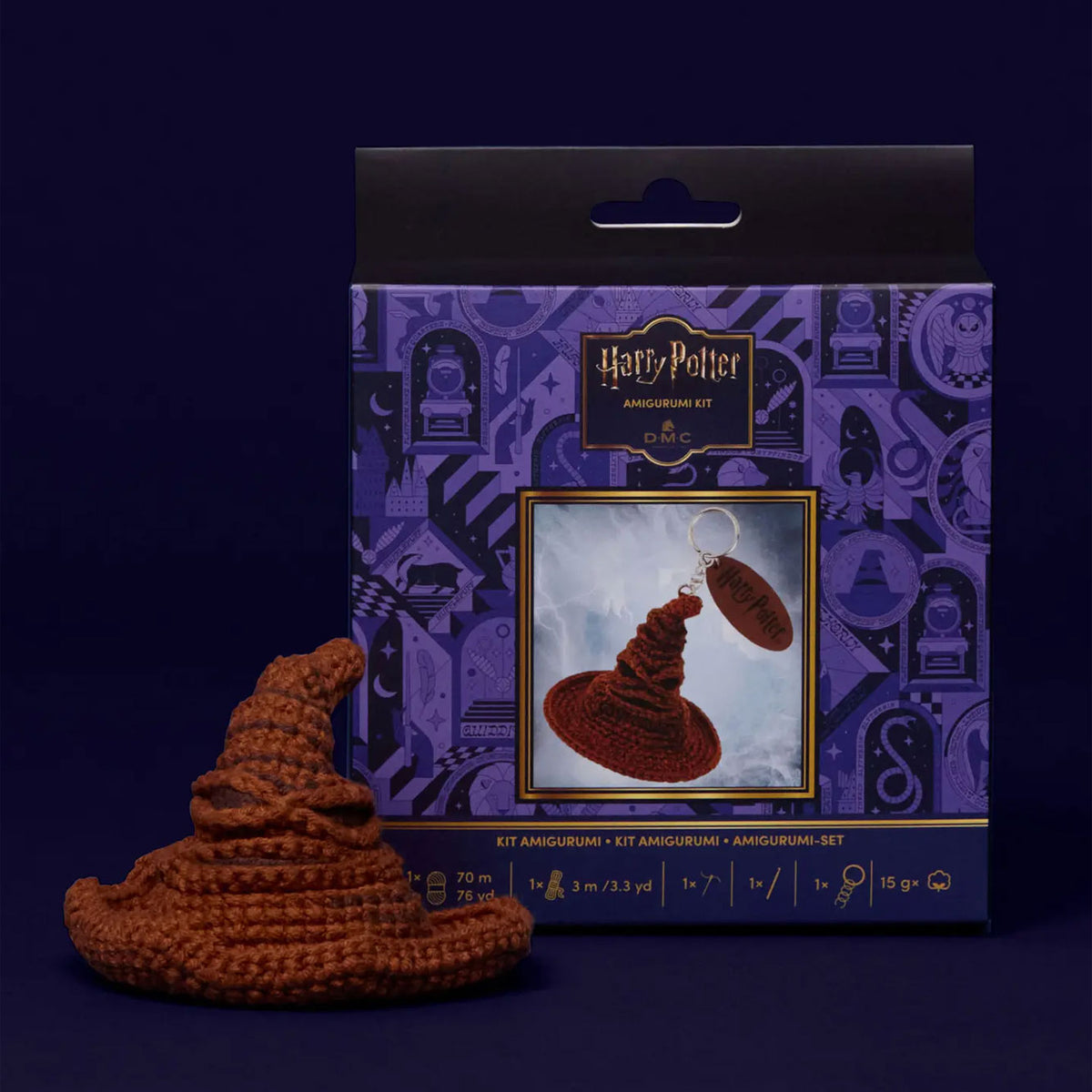 Kit Amigurumi Portachiavi Cappello Parlante – Harry Potter™ DMC