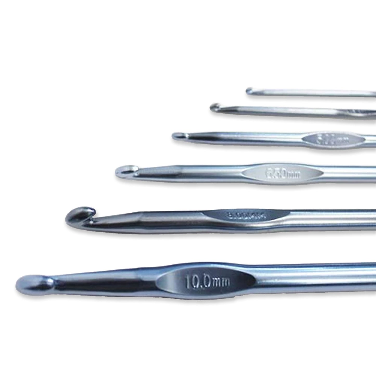 uncinetti 15 cm in acciaio e alluminio misure assortite