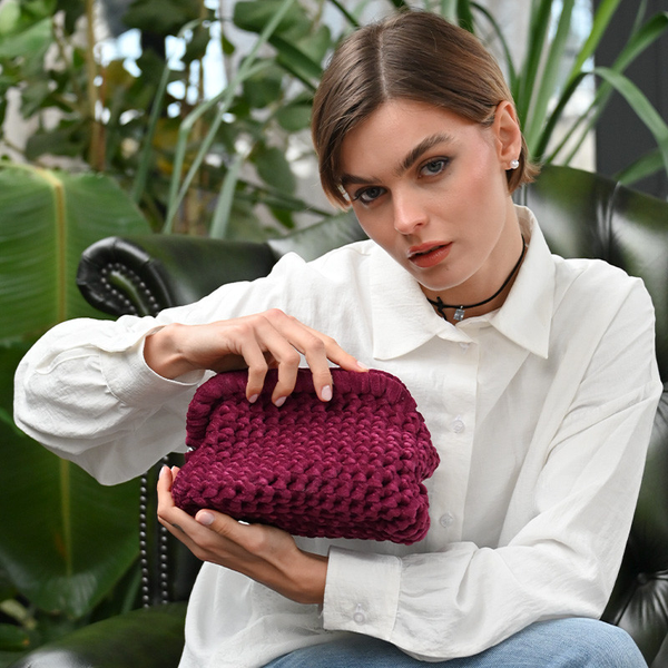 Clutch Velvet Bag Mondial