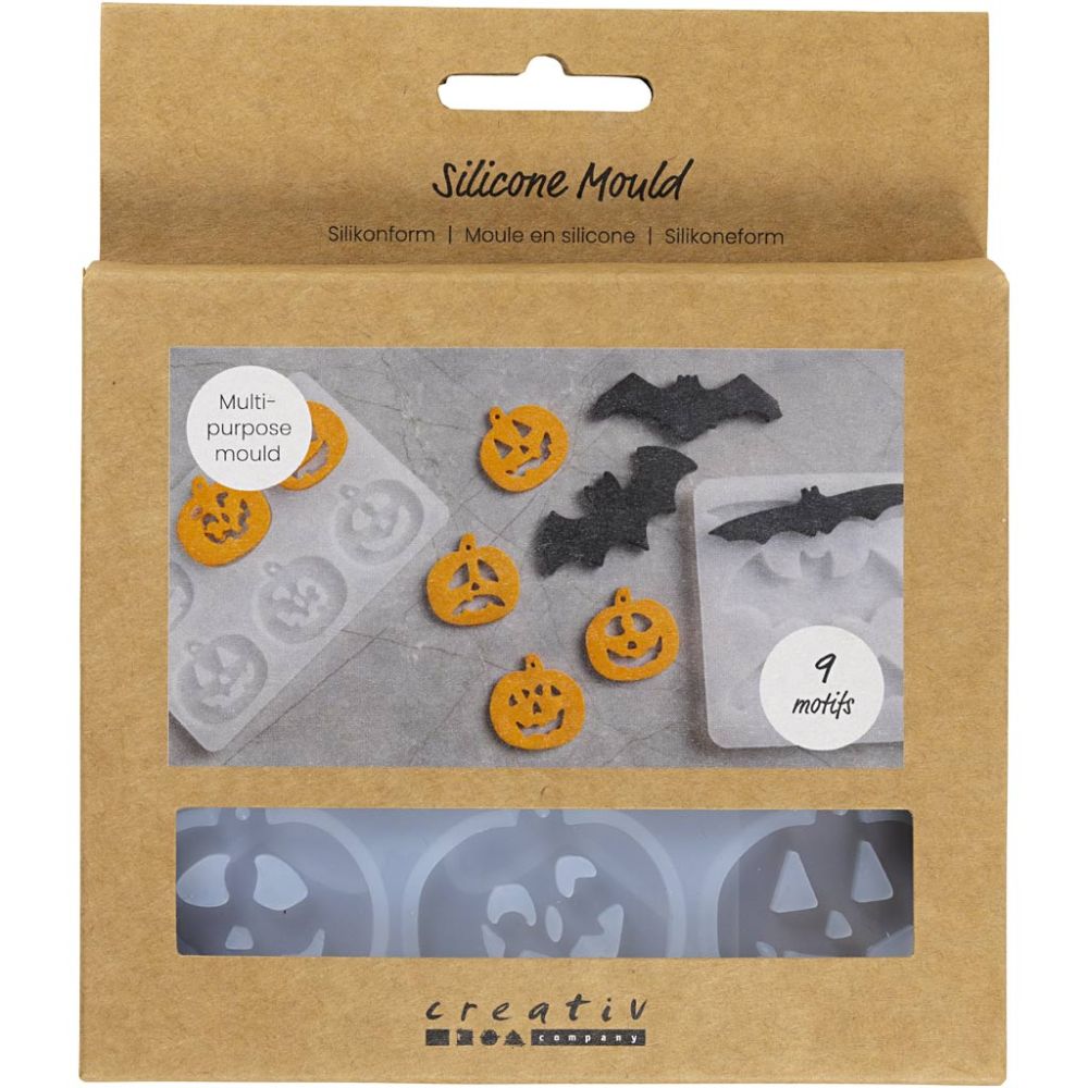 Stampi in silicone Halloween – Pipistrelli e zucche