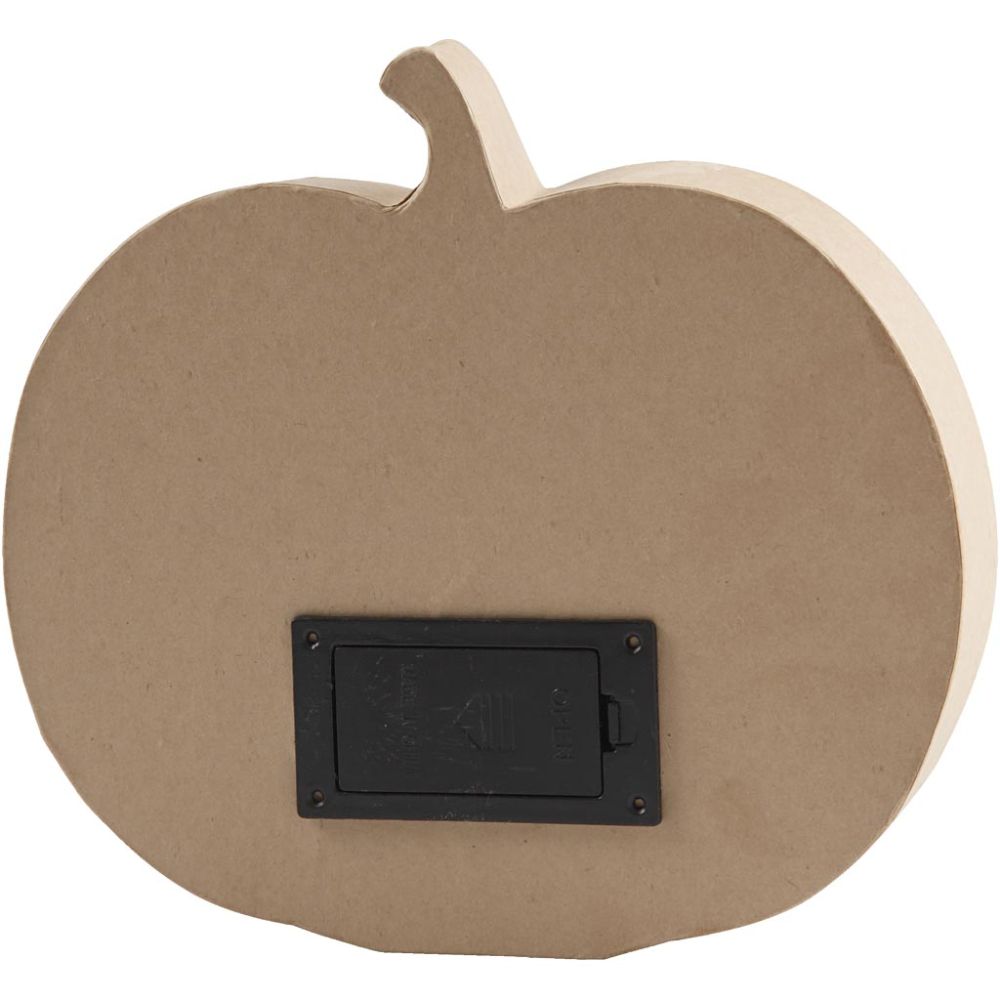 Zucca luminosa in cartapesta Halloween – 20 × 22 cm