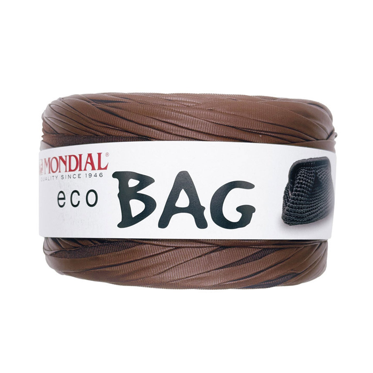 fettuccia eco bag mondial effetto pelle per borse uncinetto Bruciato 603