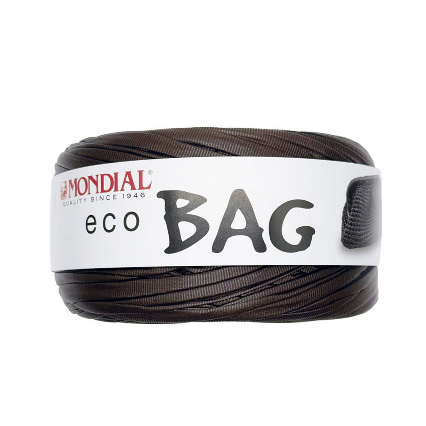 fettuccia eco bag mondial effetto pelle per borse uncinetto Marrone 604