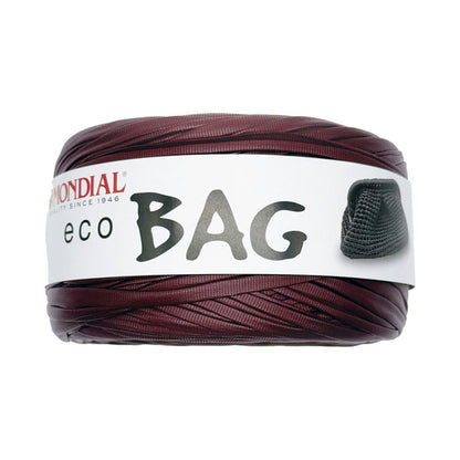 fettuccia eco bag mondial effetto pelle per borse uncinetto Bordeaux 605