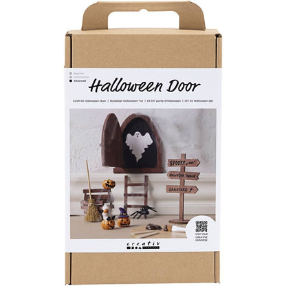 Kit creativo Halloween – Porticina in miniatura da decorare