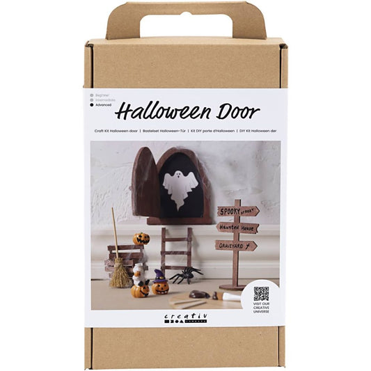 Kit creativo Halloween – Porticina in miniatura da decorare