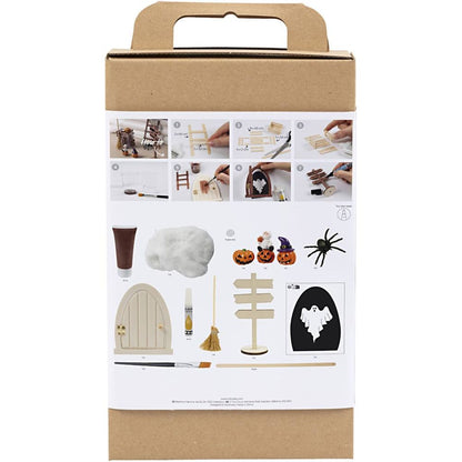 Kit creativo Halloween – Porticina in miniatura da decorare