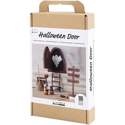 Kit creativo Halloween – Porticina in miniatura da decorare