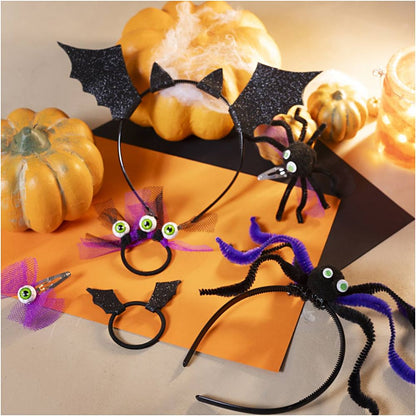 Kit creativo Halloween – Cerchietti, fermagli ecc