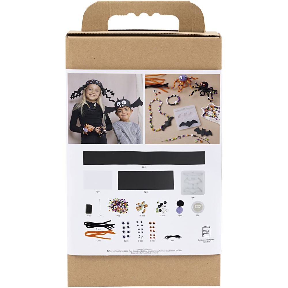 Kit creativo Halloween – Cappelli, gioielli e accessori da creare