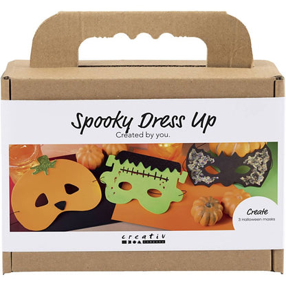 Kit creativo Halloween – 3 maschere da creare e decorare