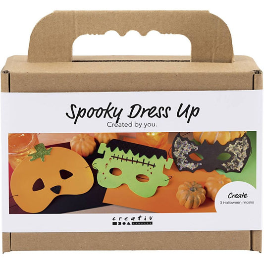 Kit creativo Halloween – 3 maschere da creare e decorare