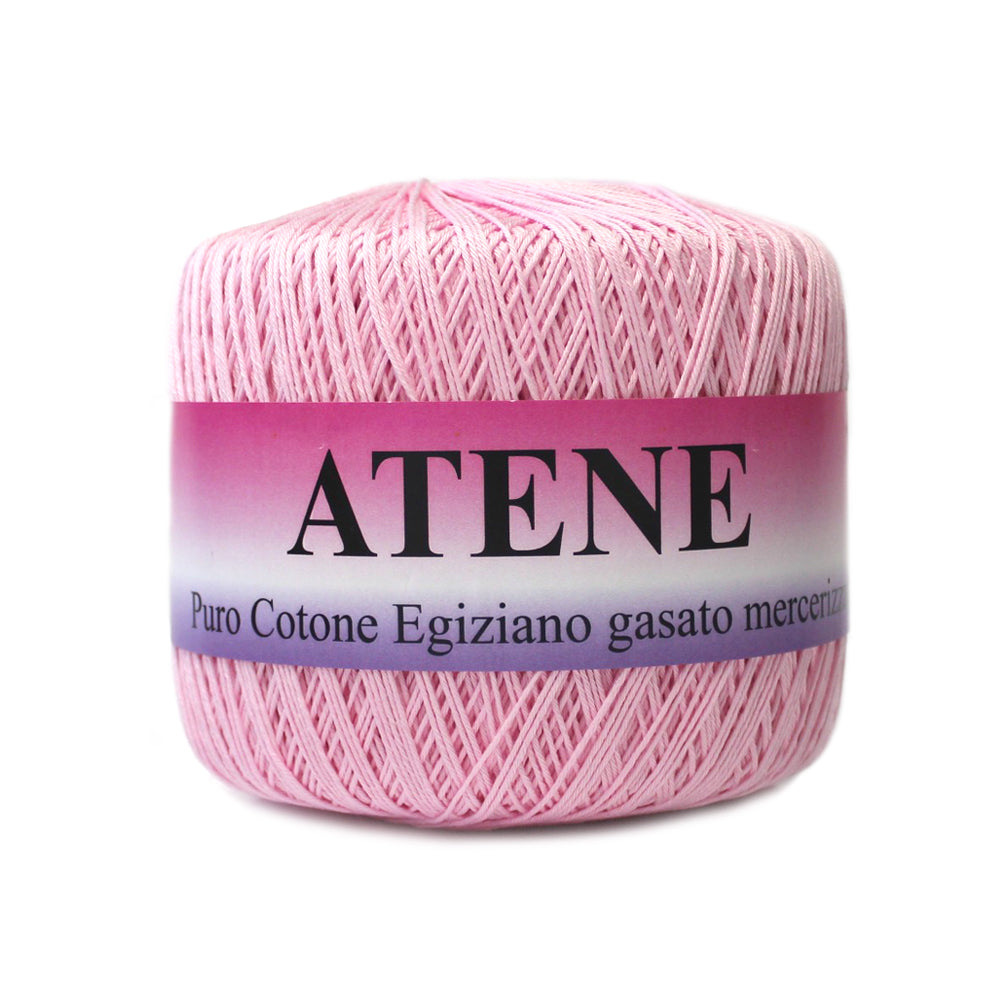 filato cotone mako egiziano cable 3 colore rosa