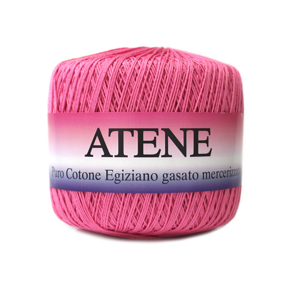filato cotone mako egiziano cable 3 colore rosa forte