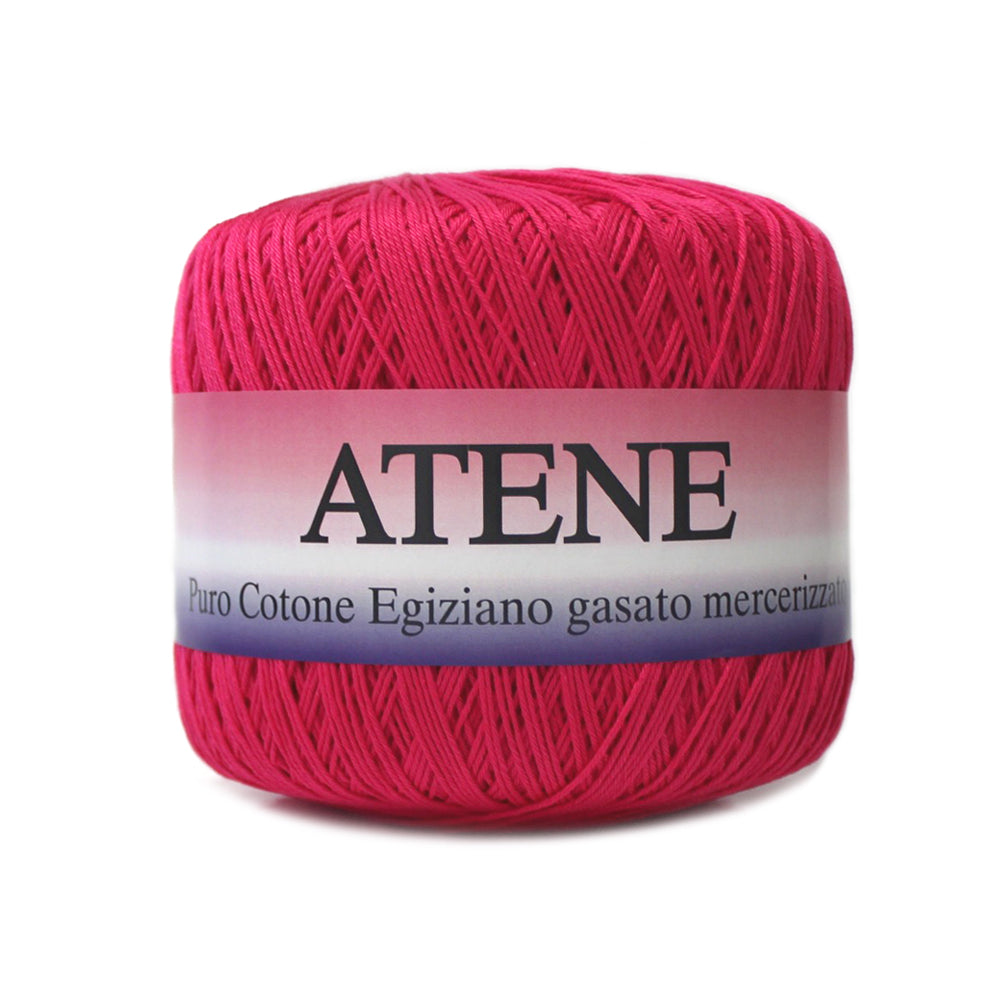 filato cotone mako egiziano cable 3 colore fuxia
