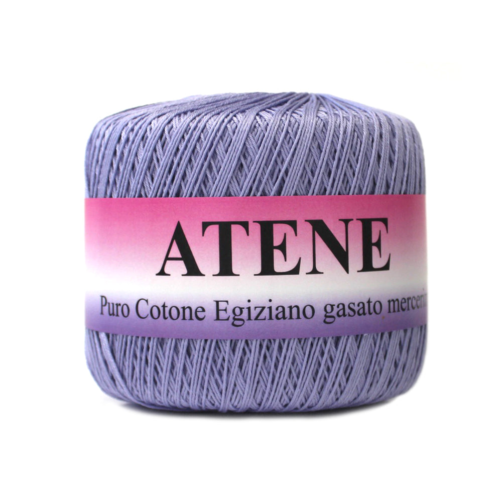 filato cotone mako egiziano cable 3 colore lilla