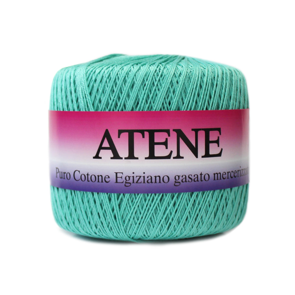 filato cotone mako egiziano cable 3 colore verdeacqua