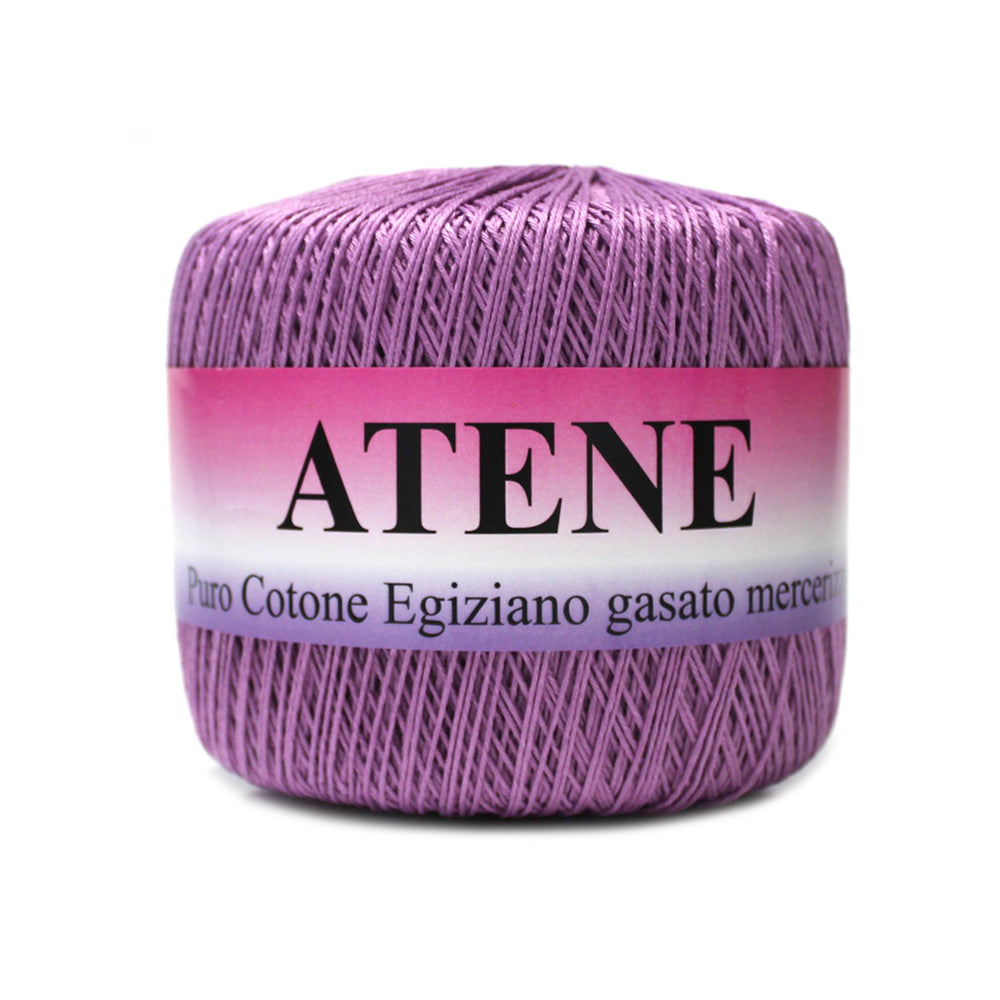 filato cotone mako egiziano cable 3 colore glicine