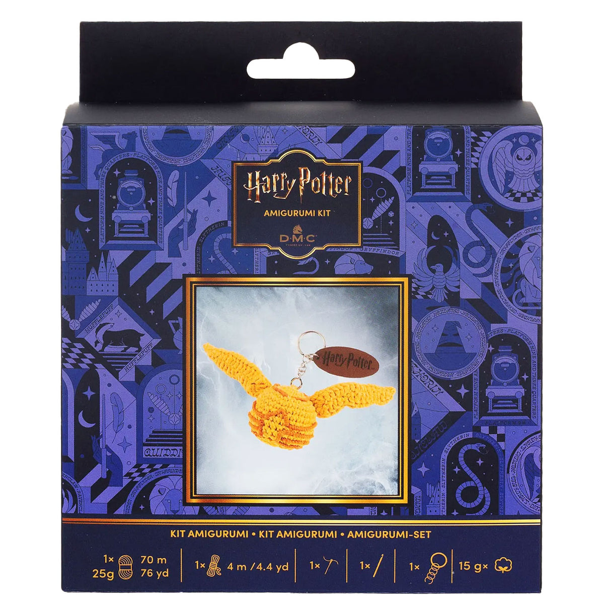 Kit Amigurumi Portachiavi Boccino d’Oro – Harry Potter™ DMC