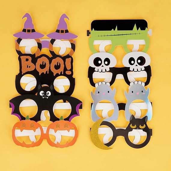 Occhiali di carta Halloween Legami – Set da 8