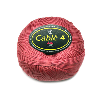 filato puro cotone cable 4 salmone