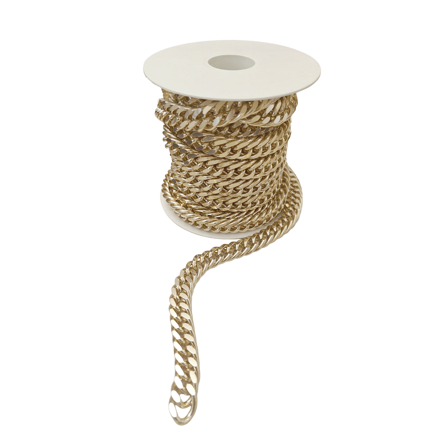 Catena Martellata per Borse – Maglia Grumetta Piatta (1pz=50cm)