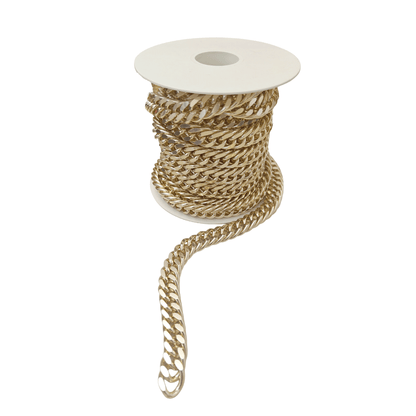 Catena Martellata per Borse – Maglia Grumetta Piatta (1pz=50cm)