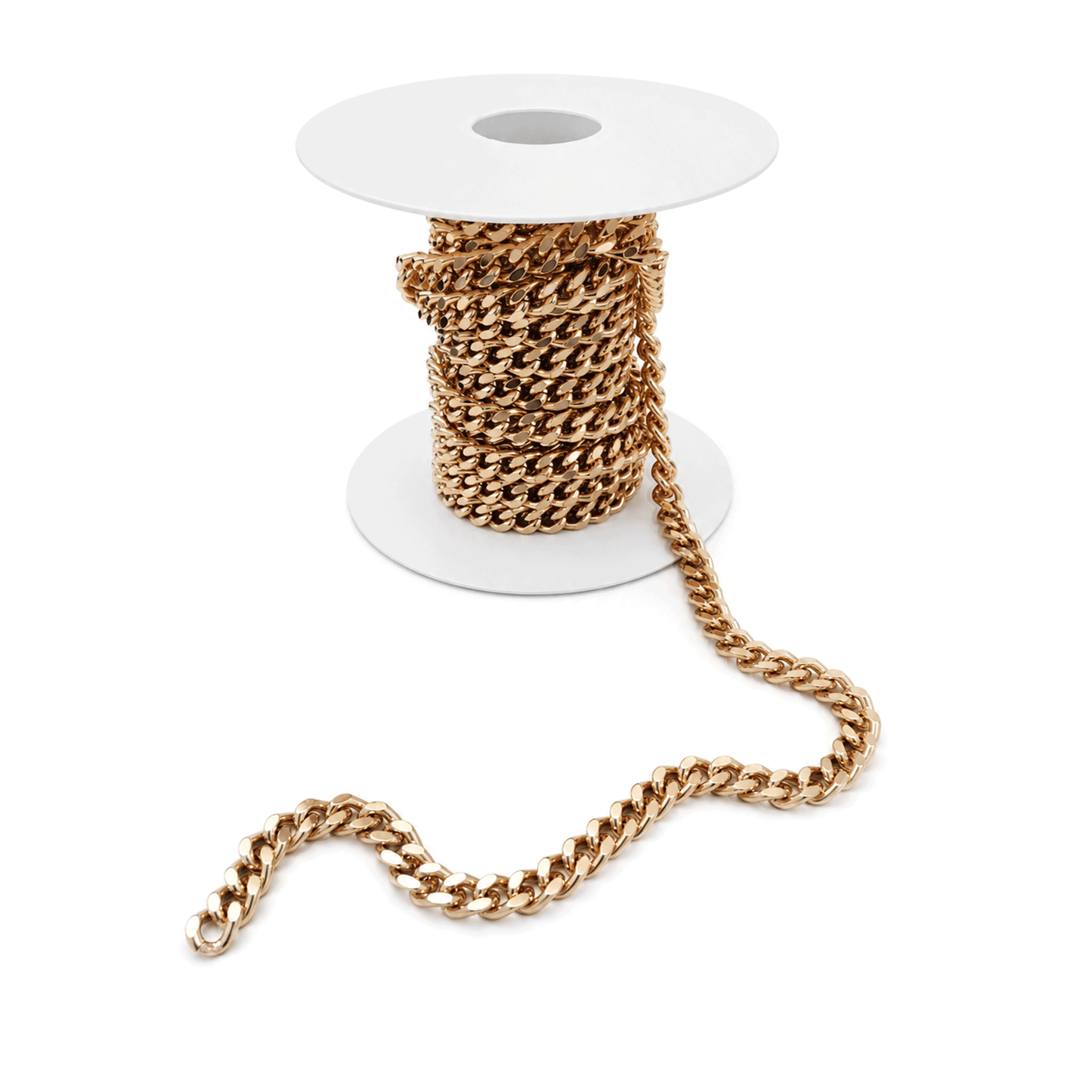 Catena Martellata per Borse – Maglia Grumetta Piatta (1pz=50cm)