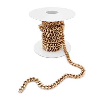 Catena Martellata per Borse – Maglia Grumetta Piatta (1pz=50cm)