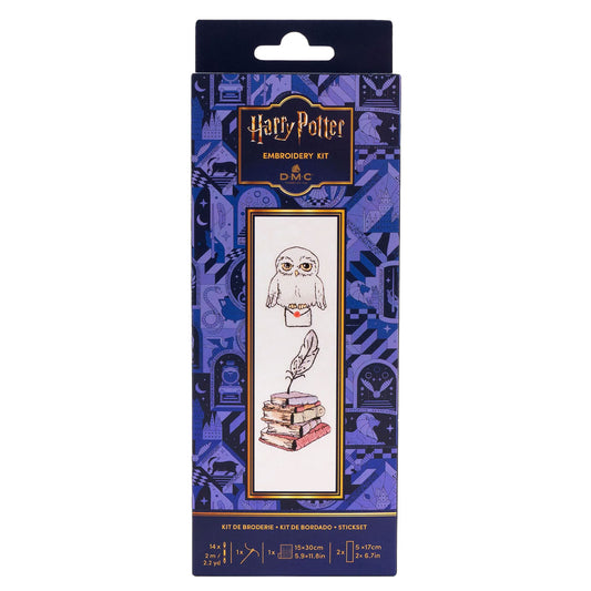 Kit Ricamo Segnalibro Edvige™ (Hedwig) – Harry Potter™ DMC