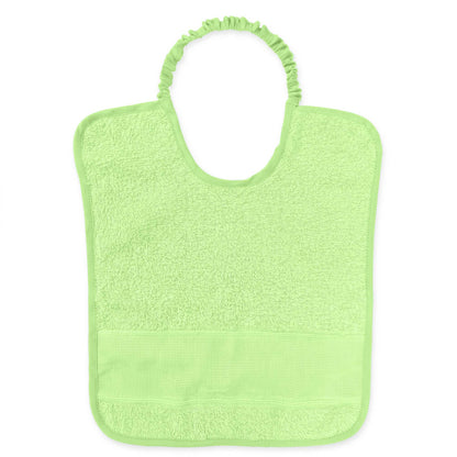 Bavaglino Asilo in Spugna con Elastico Personalizzabile con Nome Ricamato 32x26cm