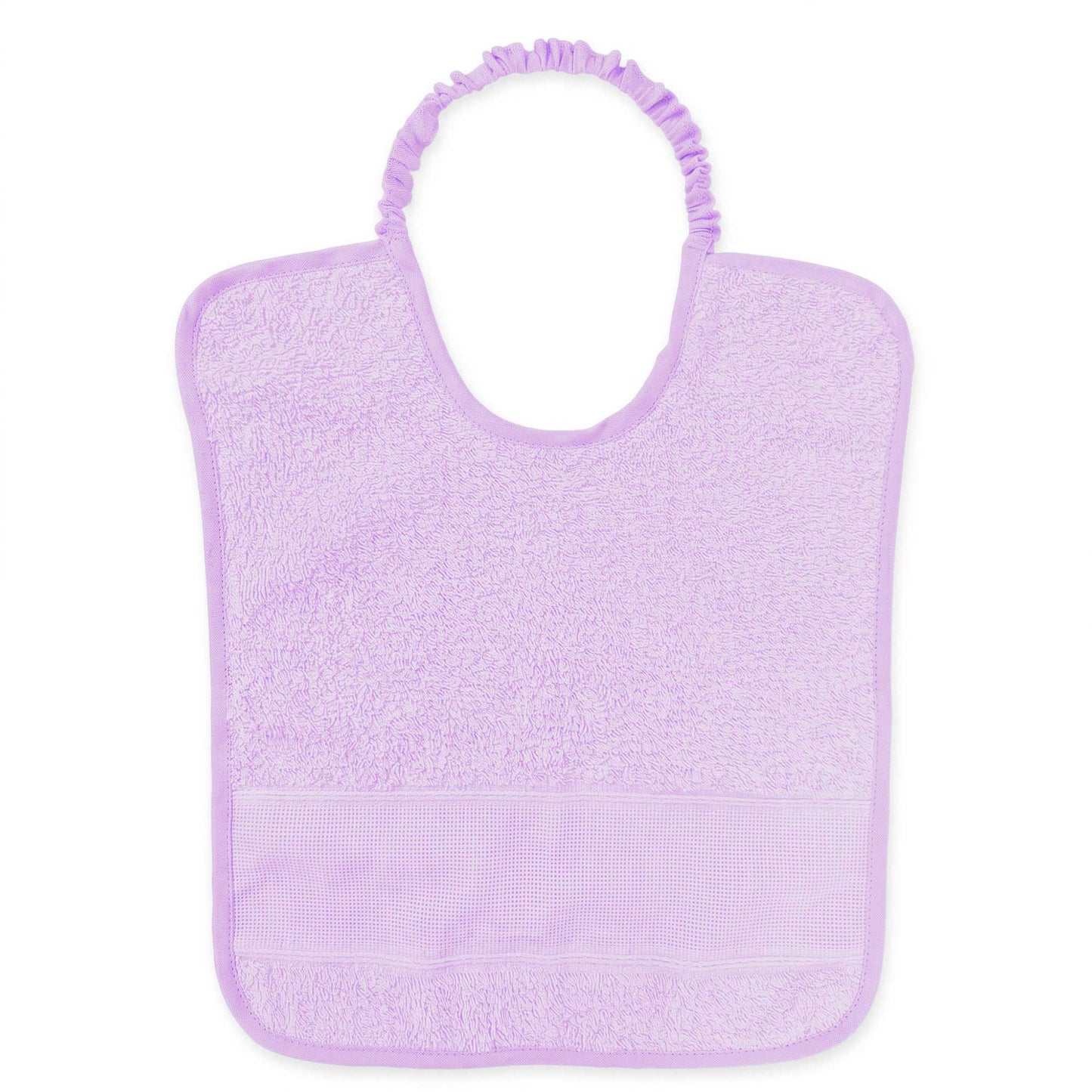 Bavaglino Asilo in Spugna con Elastico Personalizzabile con Nome Ricamato 32x26cm