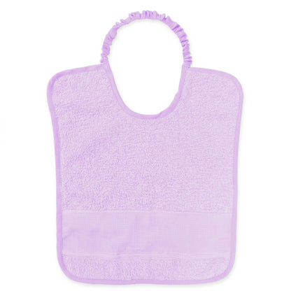 Bavaglino Asilo in Spugna con Elastico Personalizzabile con Nome Ricamato 32x26cm