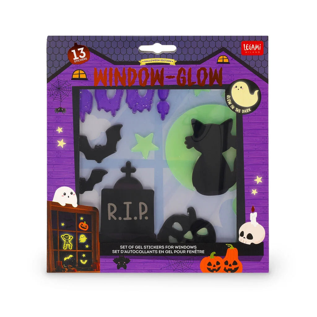 Adesivi gel Halloween per finestre Legami – Windo-Glow