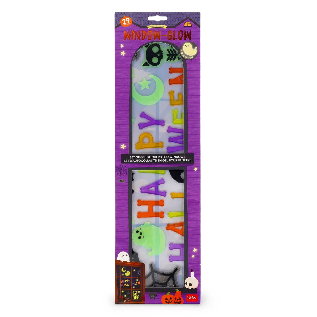 Adesivi gel Halloween Legami Window-Glow – Happy Halloween