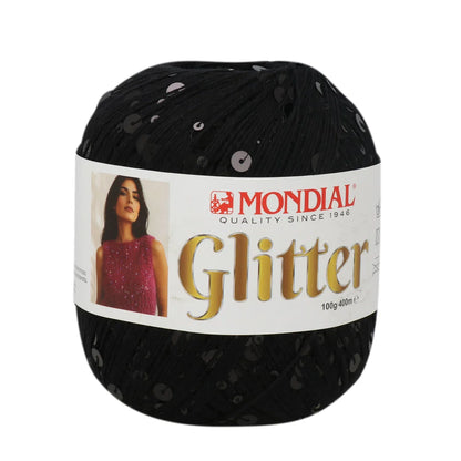 Glitter Mondial – Filato in cotone con paillettes 100 g – 400 m