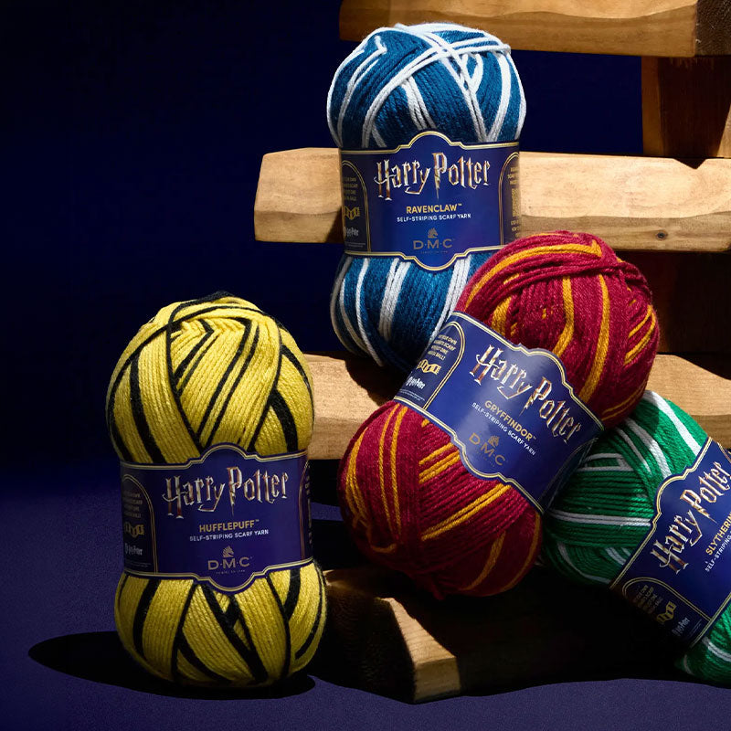DMC Harry Potter Self-Striping 300 g – Filato per Sciarpa Hogwarts
