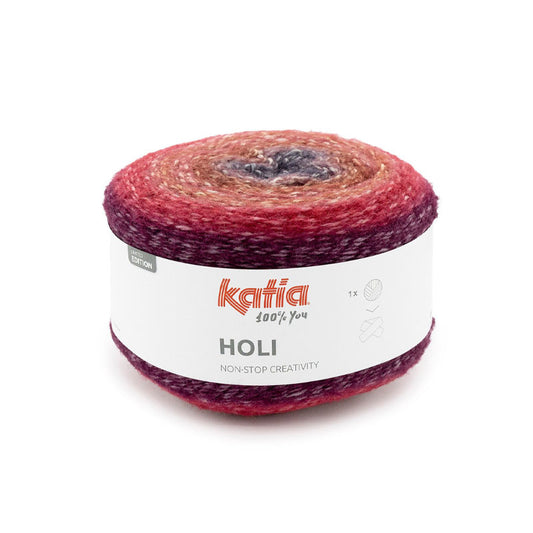 Katia Holi – Filato Sfumato Multicolore Effetto Peluche 200g