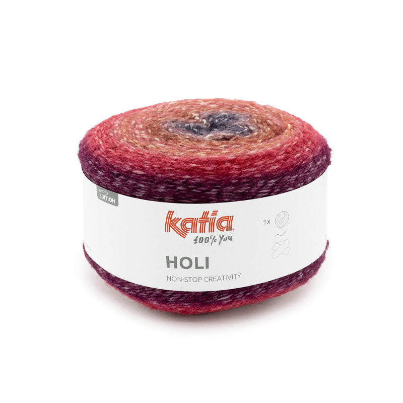 Katia Holi – Filato Sfumato Multicolore Effetto Peluche 200g