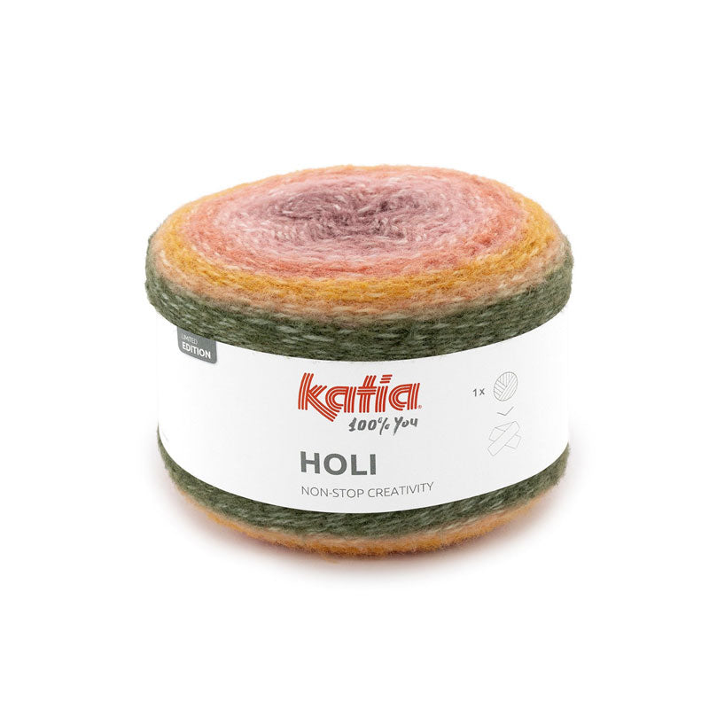 Katia Holi – Filato Sfumato Multicolore Effetto Peluche 200g