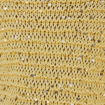 zoom punto uncinetto filato katia uncinetto giallo filato cleopatra