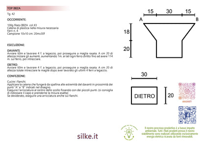 Filato Ibiza 2 Silke | Cotone Lurex Estivo per Top, Copricostumi e Accessori Mare