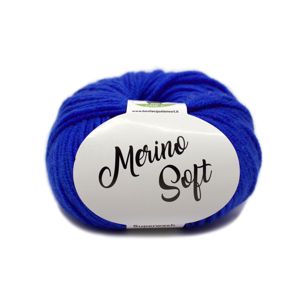 filato lana merino extra fine colore Bluette 18
