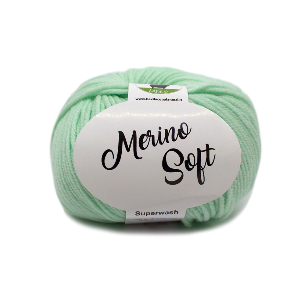 filato lana merino extra fine colore Verdeacqua 22