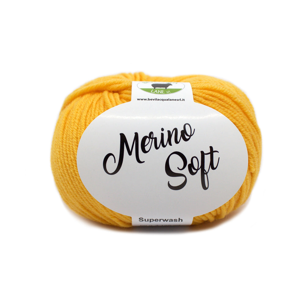filato lana merino extra fine colore Giallo 24