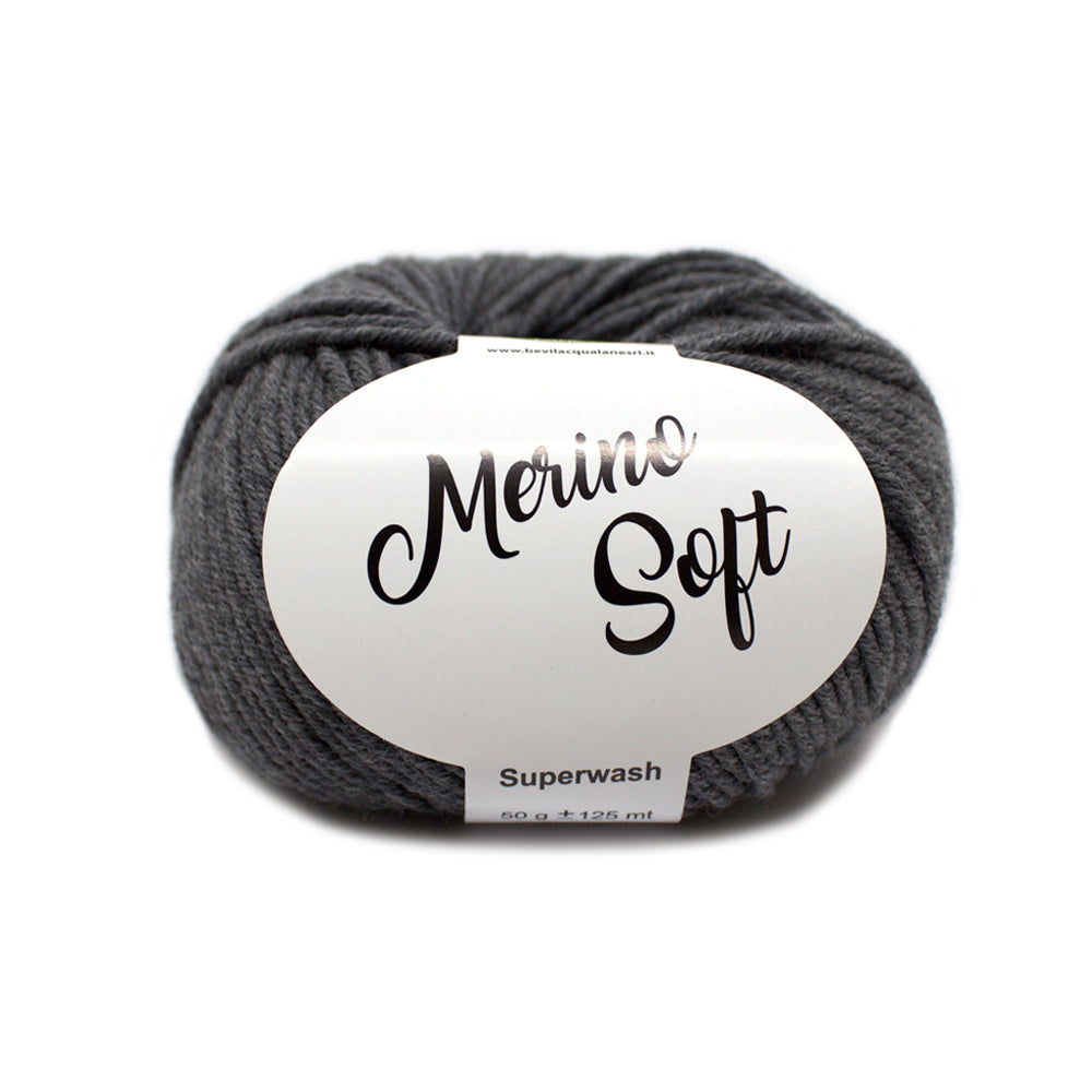 filato lana merino extra fine colore Antracite 27