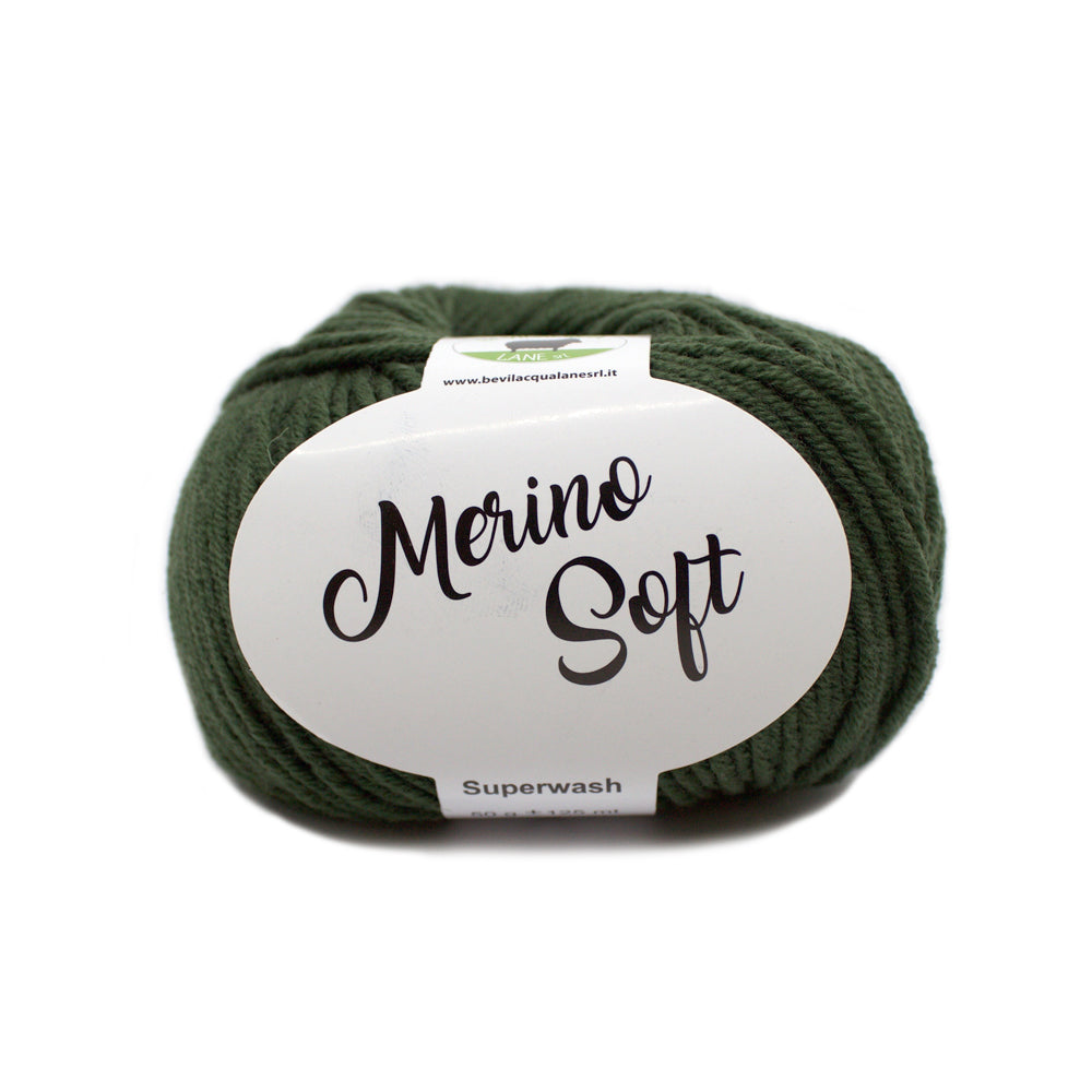 filato lana merino extra fine colore Verdesalvia 34